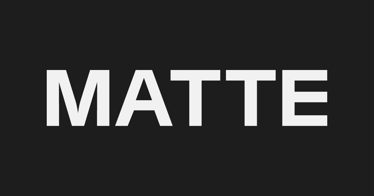 Matte